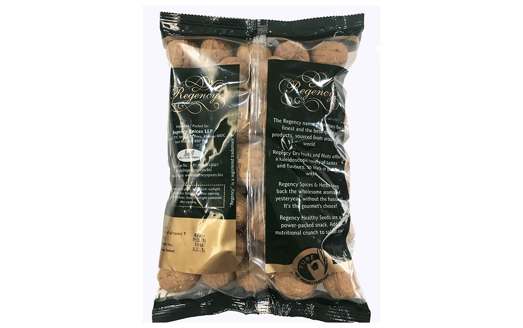 Regency Walnut Inshell (Californian)    Pack  500 grams